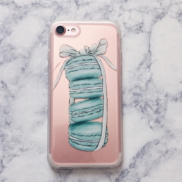 French Macarons Tiffany iPhone 7 6 Plus Phone Case - Picture 3 of 4