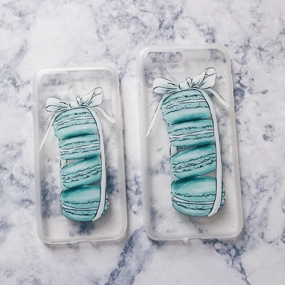 French Macarons Tiffany iPhone 7 6 Plus Phone Case - Picture 4 of 4