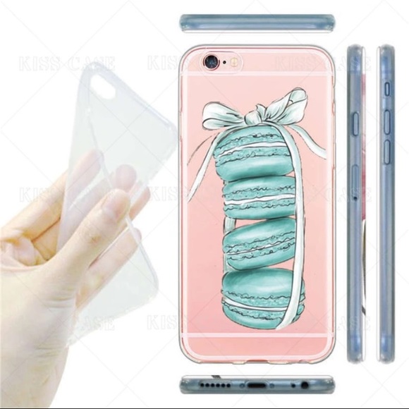 French Macarons Tiffany iPhone 7 6 Plus Phone Case - Picture 2 of 4