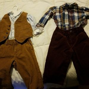 JANIE AND JACK 12 to 18 boy outfits