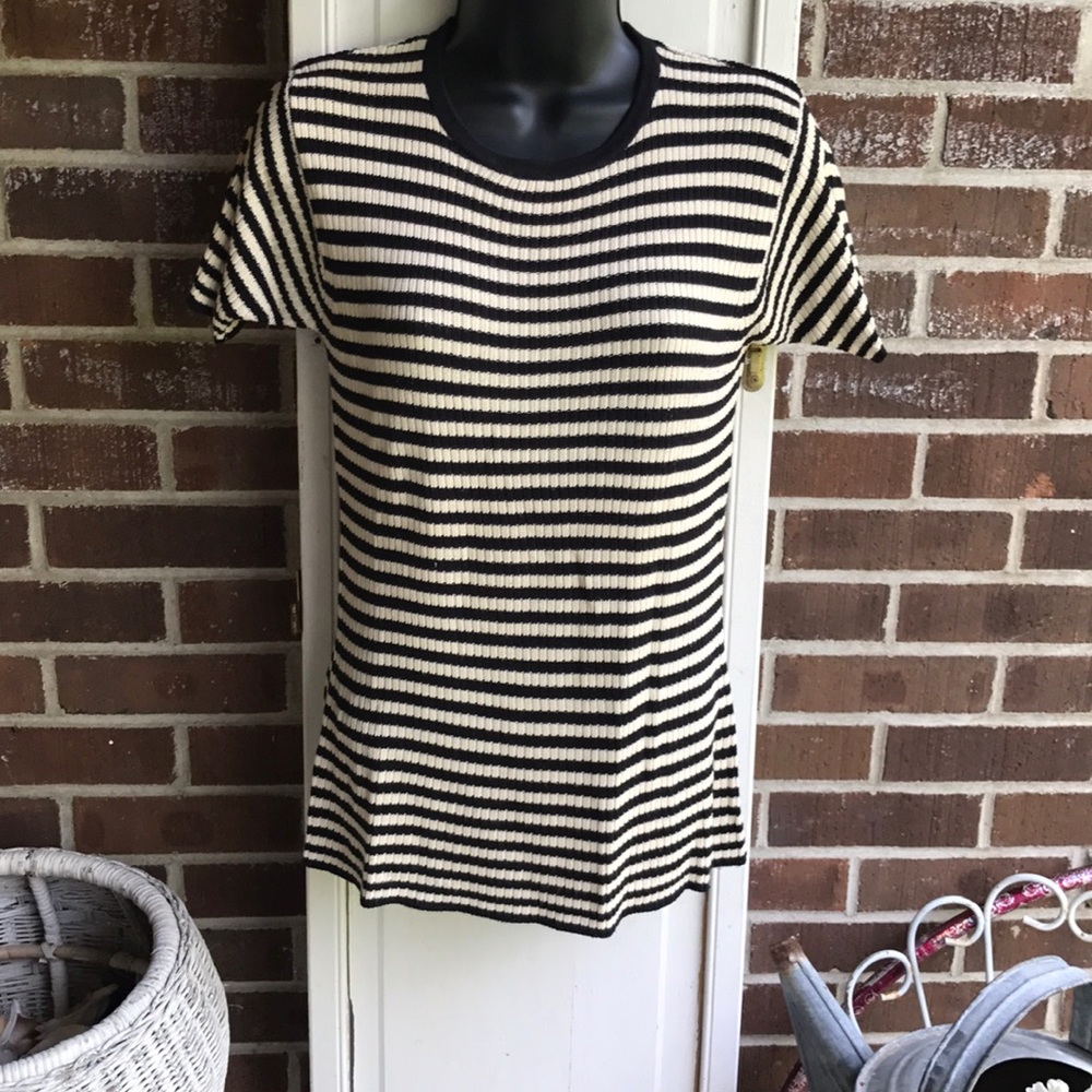 Trendy striped vtg 90’s J.Crew  Ladies Top grunge