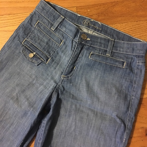 Bebe Retro Wide Leg Jeans - Picture 1 of 8