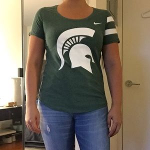 NWT MSU Spartans tee