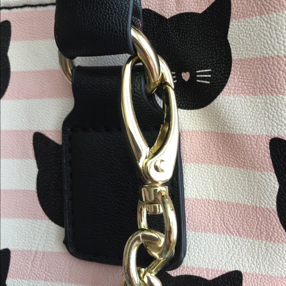 Betsey Johnson striped cat Kiki crossbody, NWT! - Picture 7 of 7