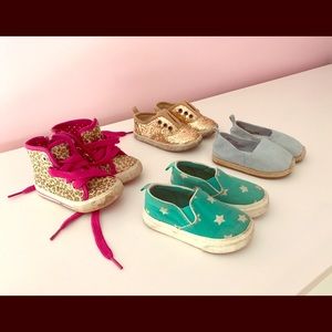 Size 5 baby girl Spring Shoe Bundle