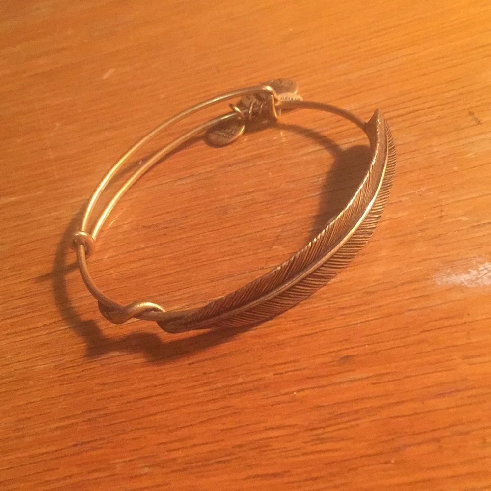 Alex and Ani feather bracelet
