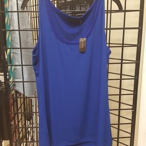 Brand new glitter neck cami in royal blue