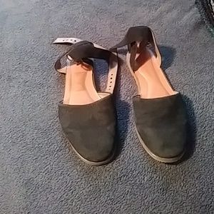 Franco Sarto Black Sandles