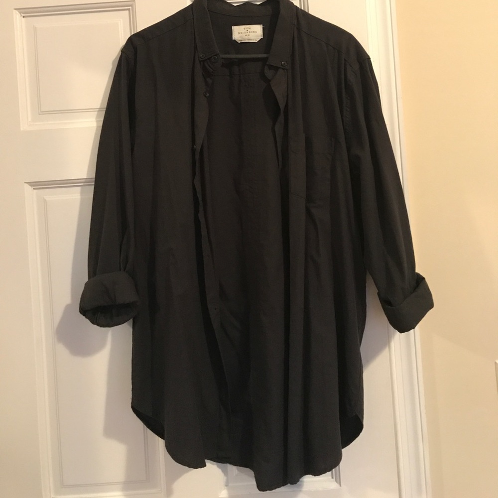 Men's shirt black perfect condition long