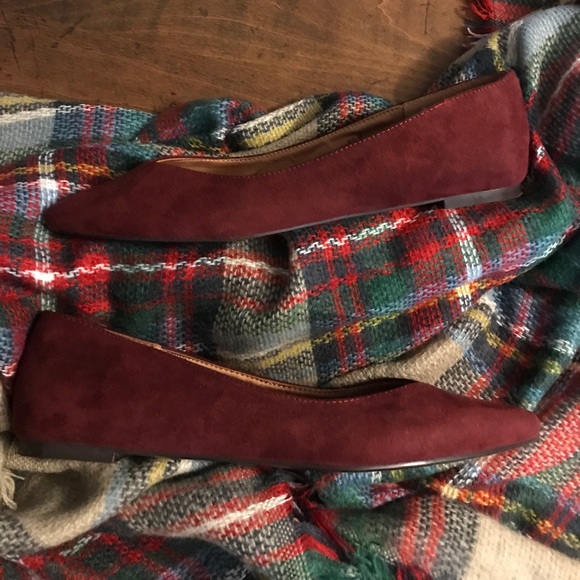 Faux suede pointed flats - Picture 4 of 5