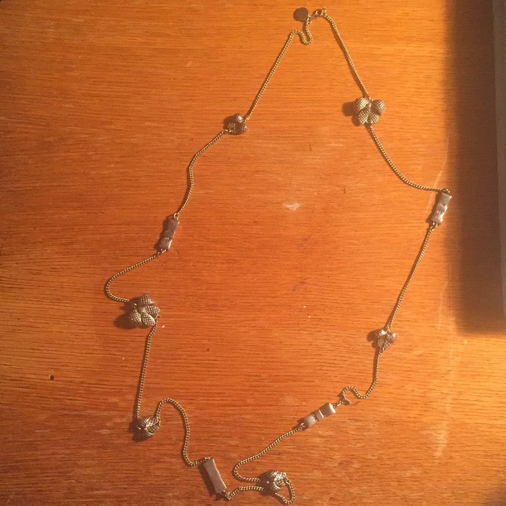 Marc by Marc Jacobs Long Bow Necklace