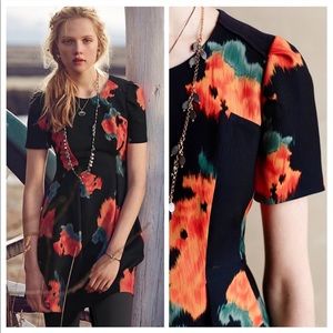 ANTHROPOLOGIE McGinn Poppy Palette Dress