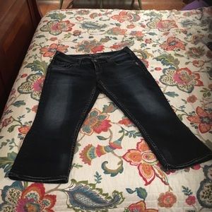 Beautiful Silver denim capris