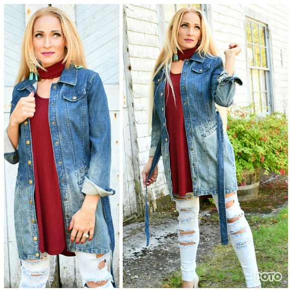 ((LAST 1)) DENIM JACKET/ DRESS - Picture 4 of 4