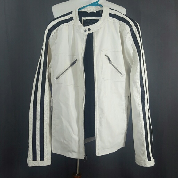 wilson leather white jacket