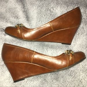 Tan Wedges Size 10