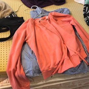 Pink off shoulder sweater