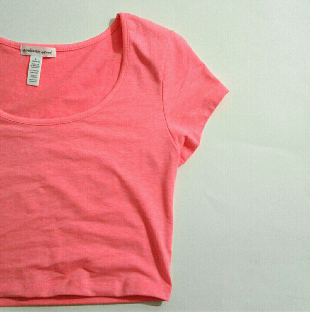 Pink crop top