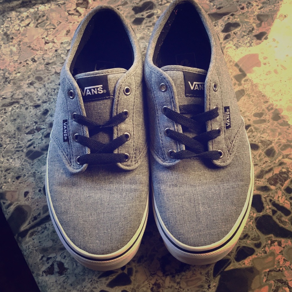 Pair of grey vans