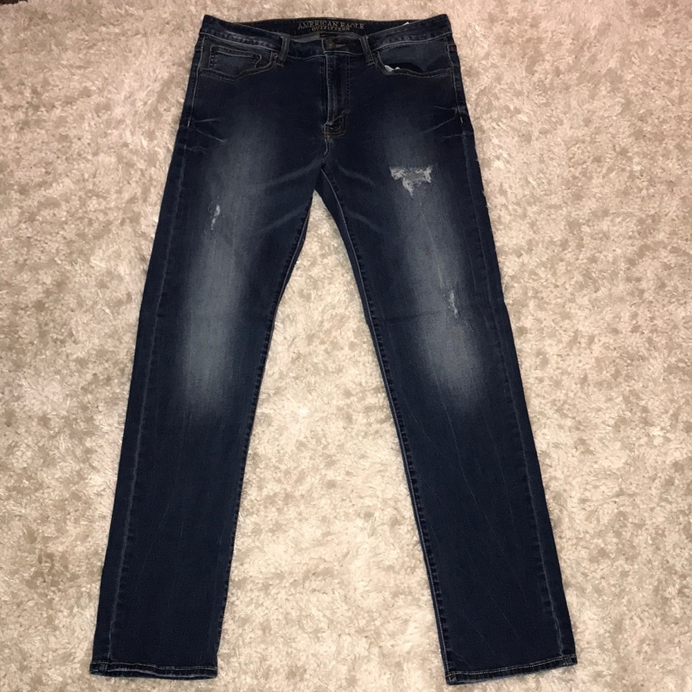 American Eagle 34X36 straight leg flex fit jeans