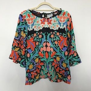 Anthropologie Floral top