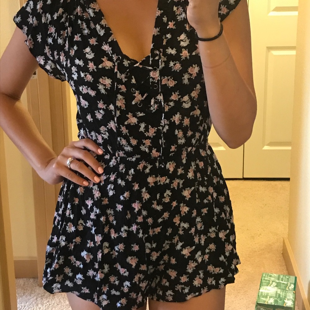 Lush (Nordstrom) Floral Romper