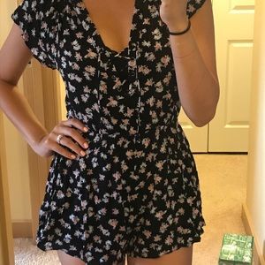 Lush (Nordstrom) Floral Romper