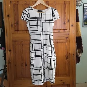 Fitted midi dress