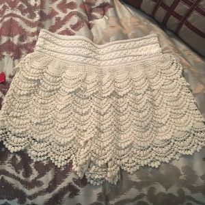 Crochet shorts