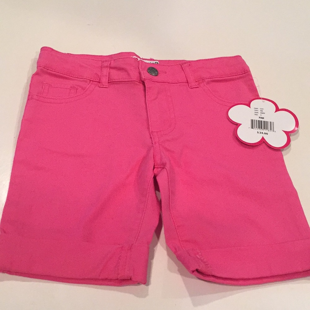 Pink Bermuda shorts