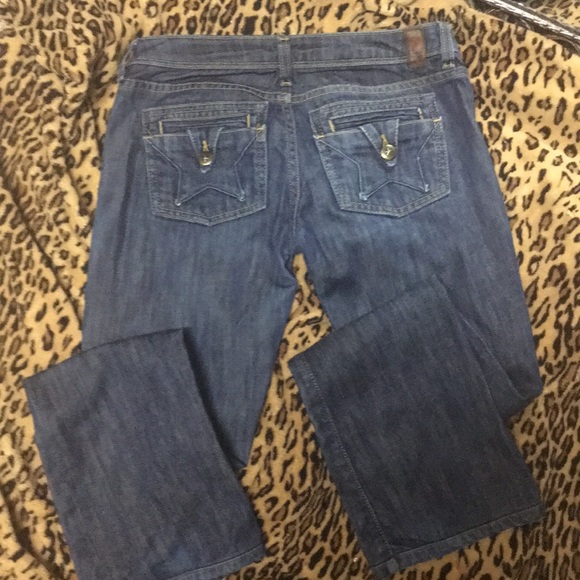 🛑SOLD LOCALLY🛑Peoples Liberation- dark blue jeans size 25 - Picture 3 of 3