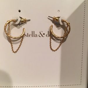 Stella & Dot illusive hoop earrings