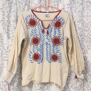 Boutique hand sewn Mexican top