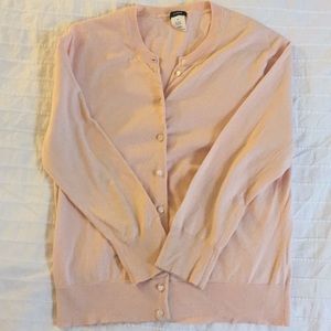 Light Pink J. Crew Cardigan