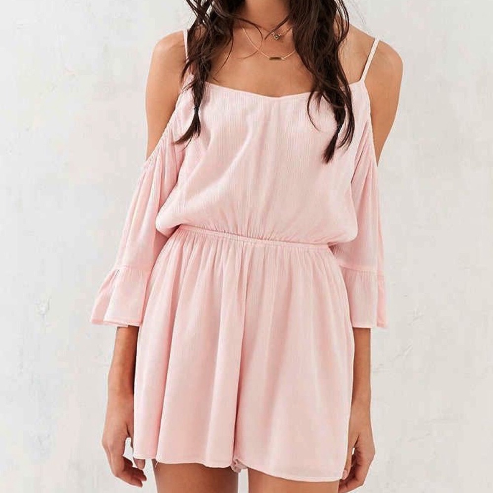 NEVER WORN kimchi blue pastel pink romper