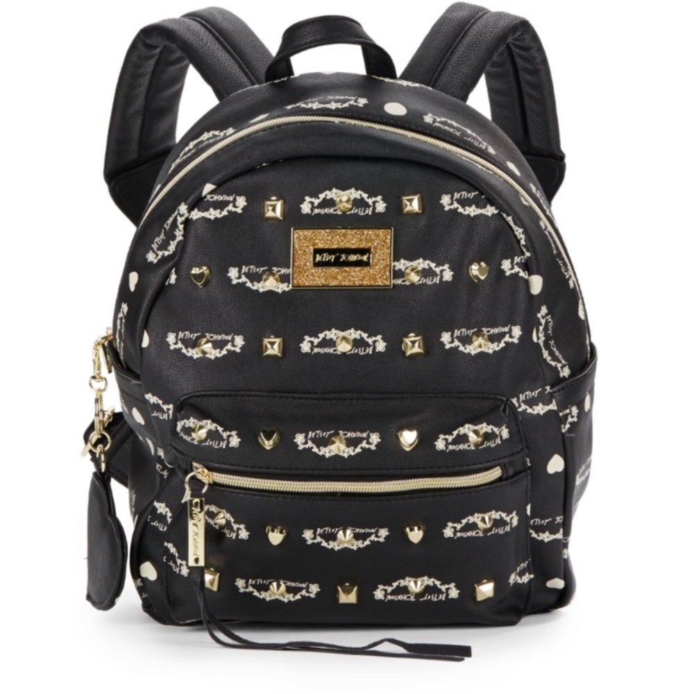 Betsey Johnson studded backpack