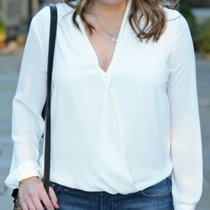 Barely worn! Max Studio faux wrap blouse