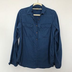 J. Crew lightweight chambray popover
