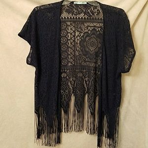 Maurices Short Sleeve Navy shaw L/XL