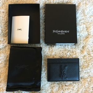 Authentic YSL card holder *BRAND NEW*