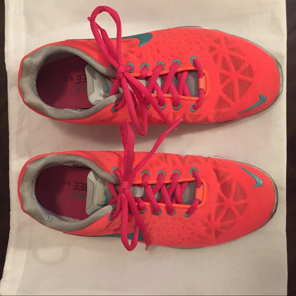 Bright Orange Nike Free 5.0