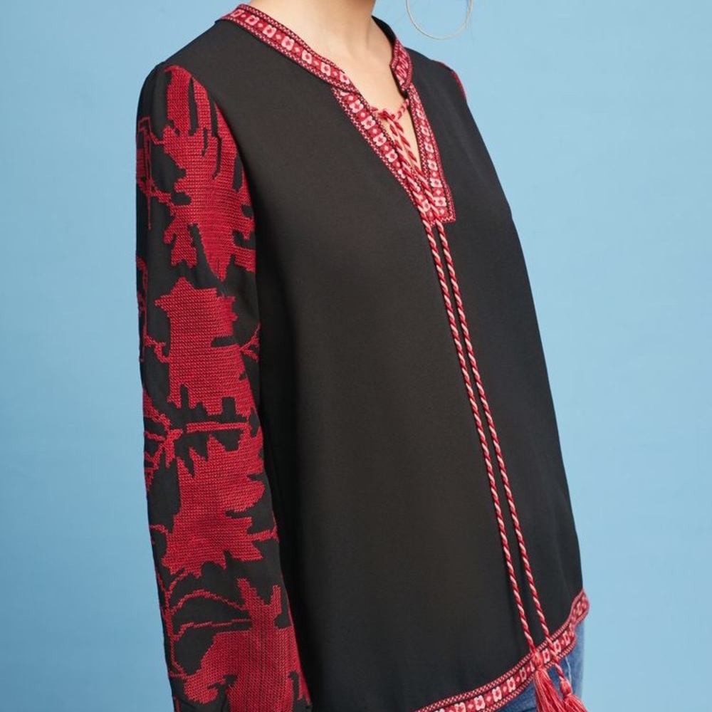 NWT Umbra Peasant Top