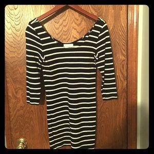 • B&W Striped Dress•