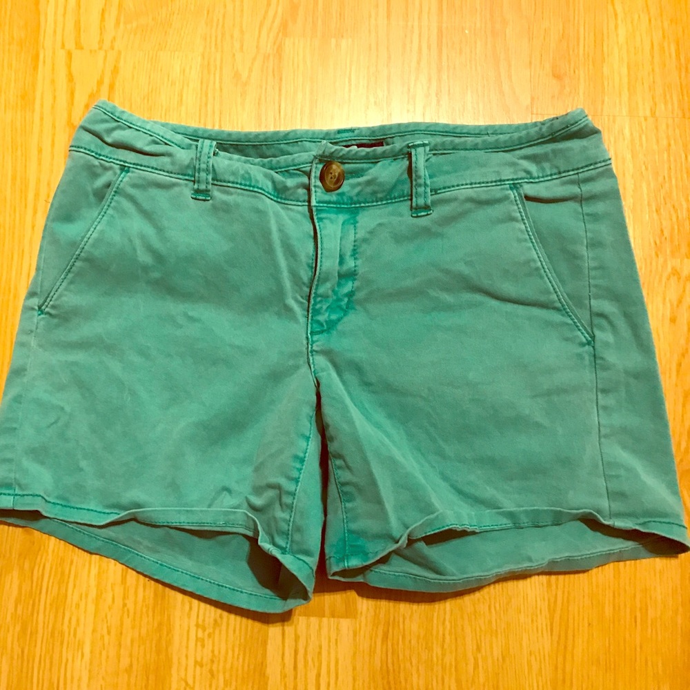 Teal shorts