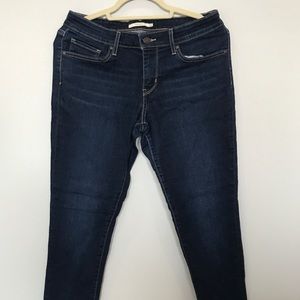 Levi's Skinny Stretch dark wash jeans