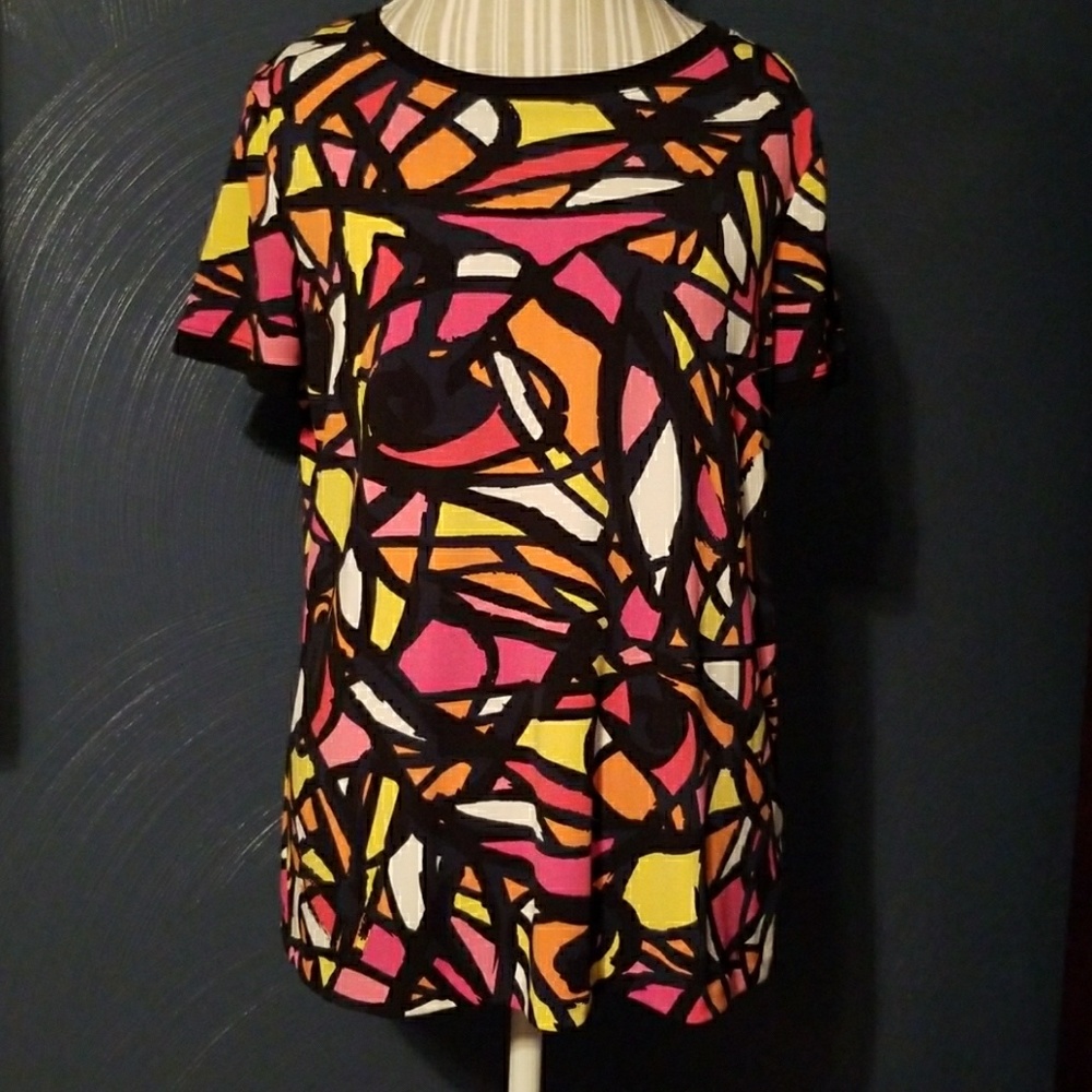 Multi Colored Anne Klein Top -Large