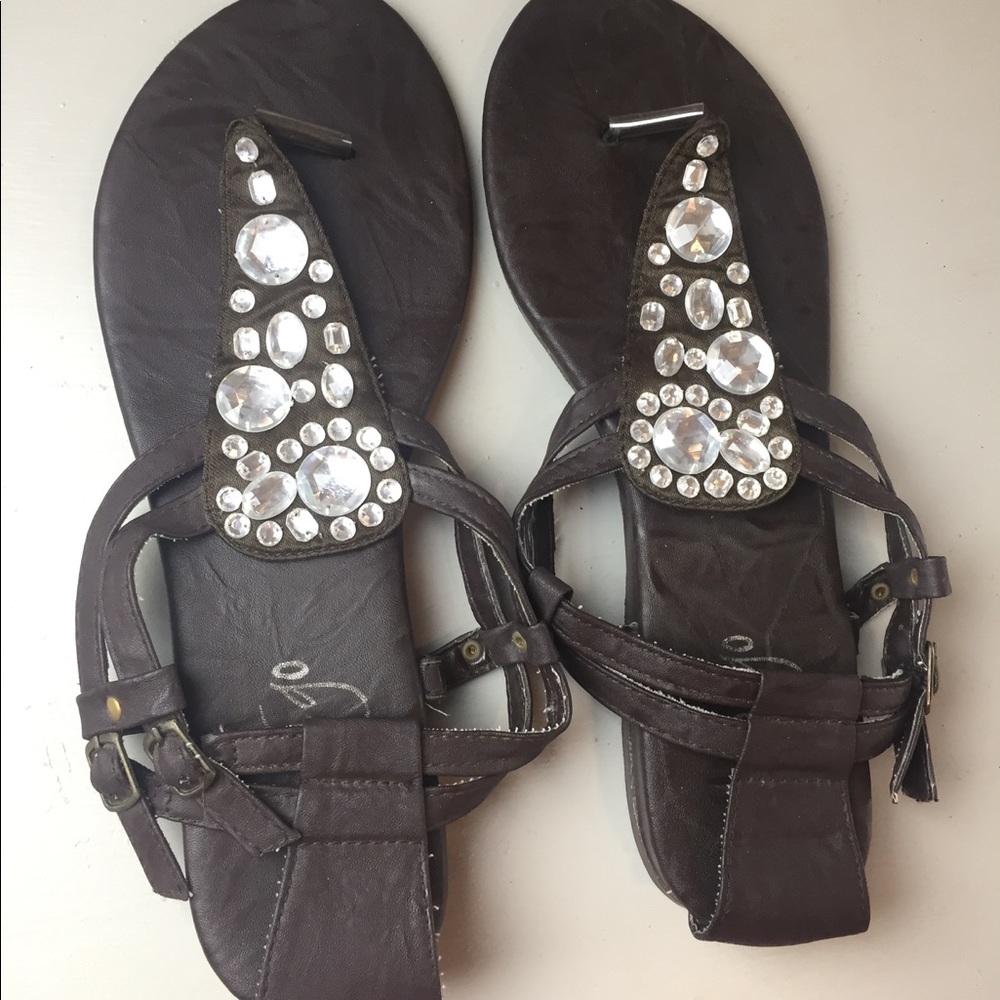 Bling gladiator sandals