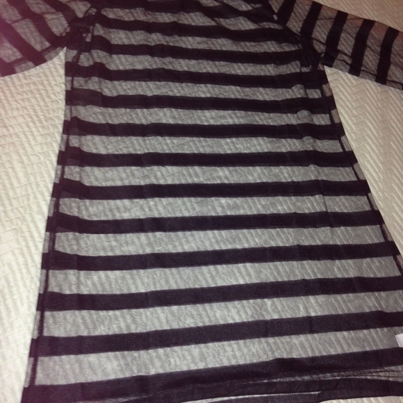 SUPER SALE! Sheer Lace Black Dress/ tunic - Picture 3 of 3