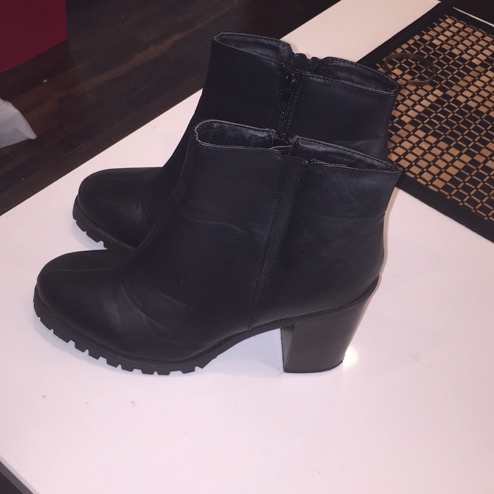 Black booties