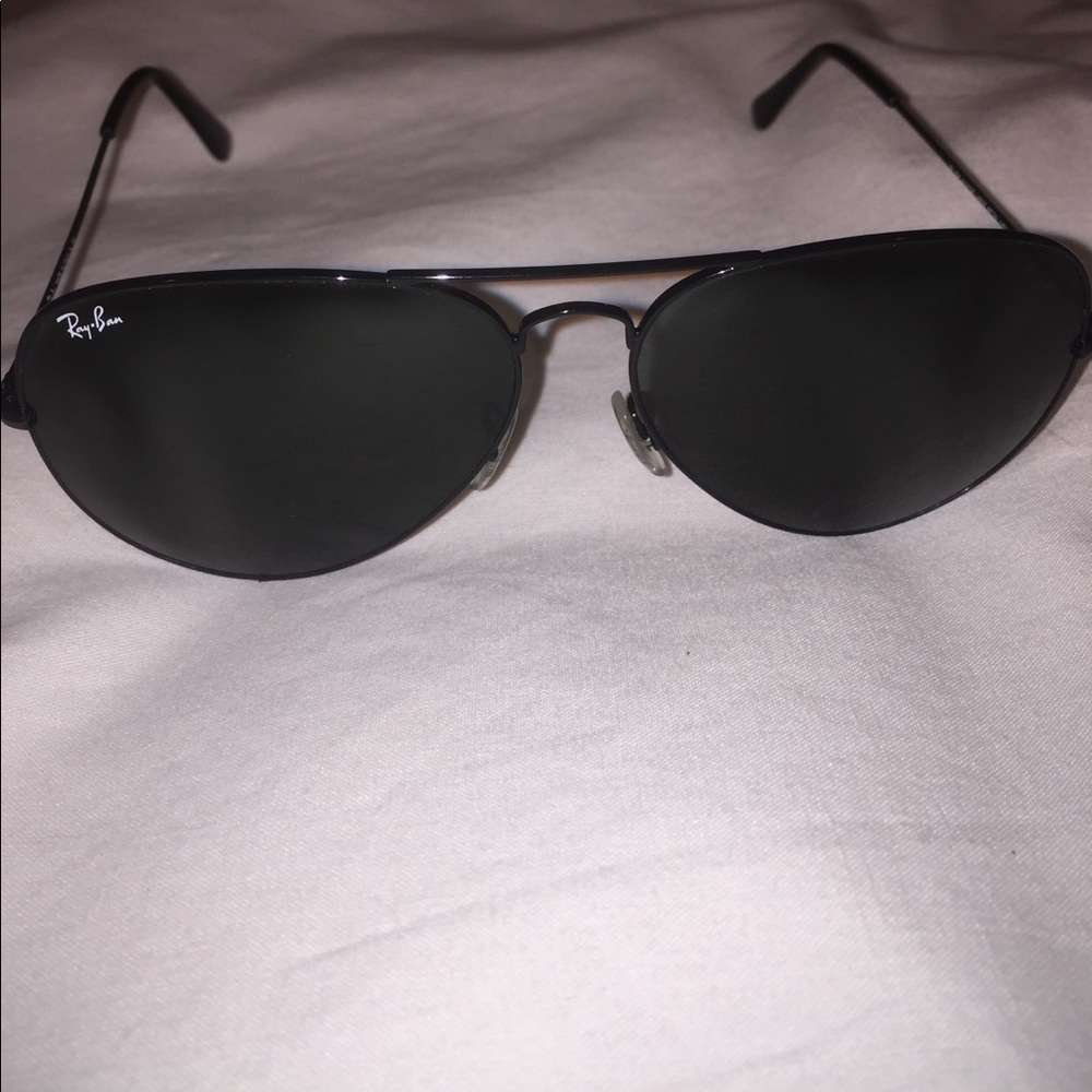Ray Ban Black Aviators RB 3026